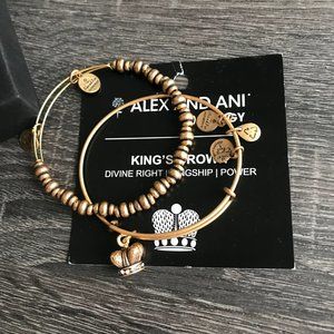 Alex and Ani King's Crown and Energy Bracelet Duet